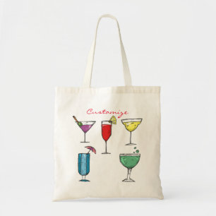 Tote Bag Cocktail Boisson Assortiment Thunder_Cove