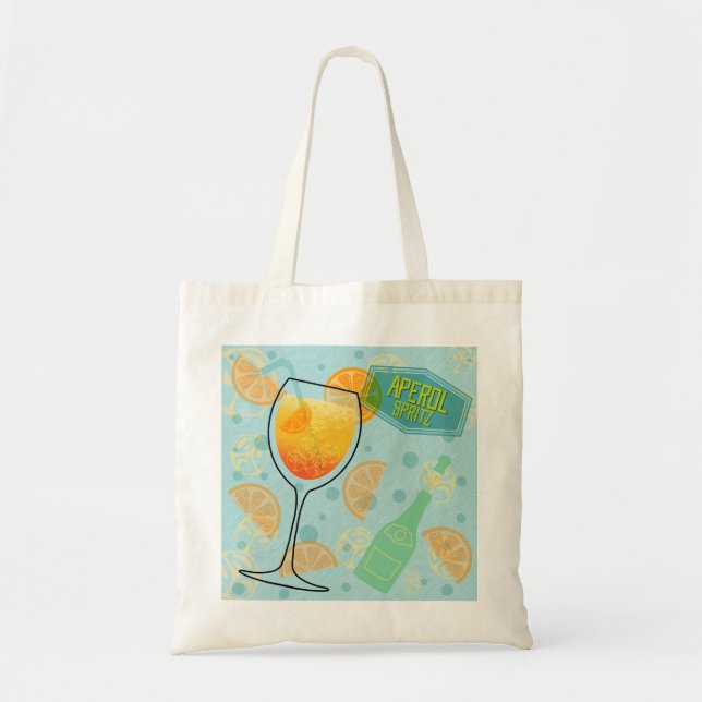 Tote Bag Cocktail d'Aperol Spritz (Devant)