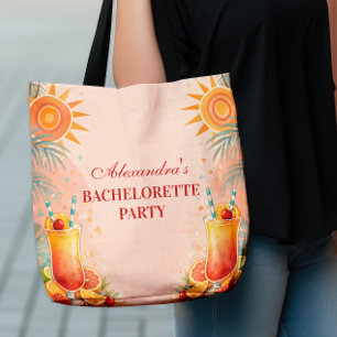 Tote Bag Cocktail Tequila Sunrise Coucher de soleil Enterre