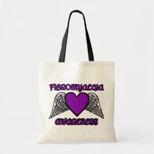Tote Bag Coeur/ailes...Sac fourre-tout Fibro