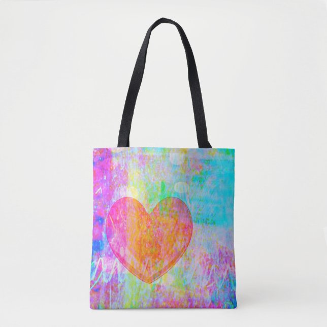 Tote Bag Coeur Boho (Devant)