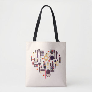 Tote Bag Coeur de Comestics