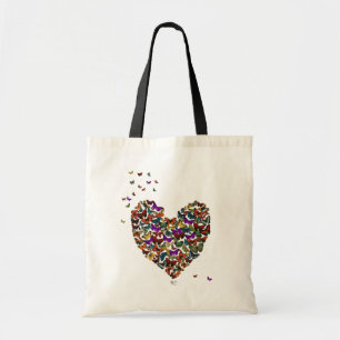 Tote Bag Coeur de papillon
