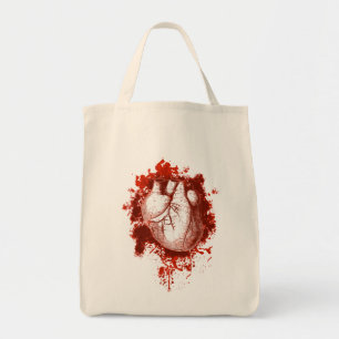 Tote Bag Coeur et éclaboussure