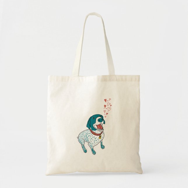 Tote Bag Coeur Fourre-tout de système de préférences (Devant)