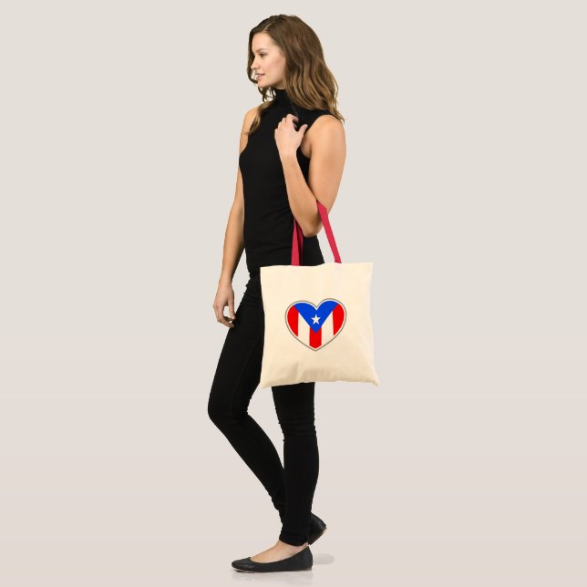Tote Bag Coeur PR (Devant (modèle))