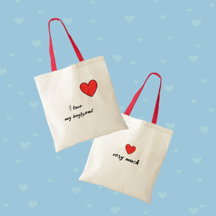 Tote Bag Coeur rouge