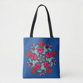 Tote Bag Coeur sacré de coeur flamboyant