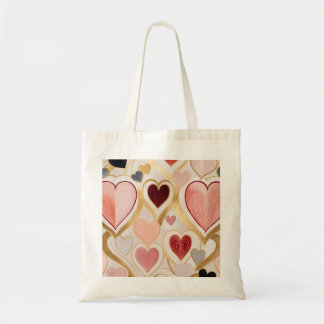 Tote Bag Coeurs d'amour
