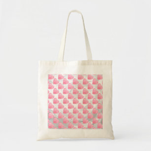 Tote Bag Coeurs roses