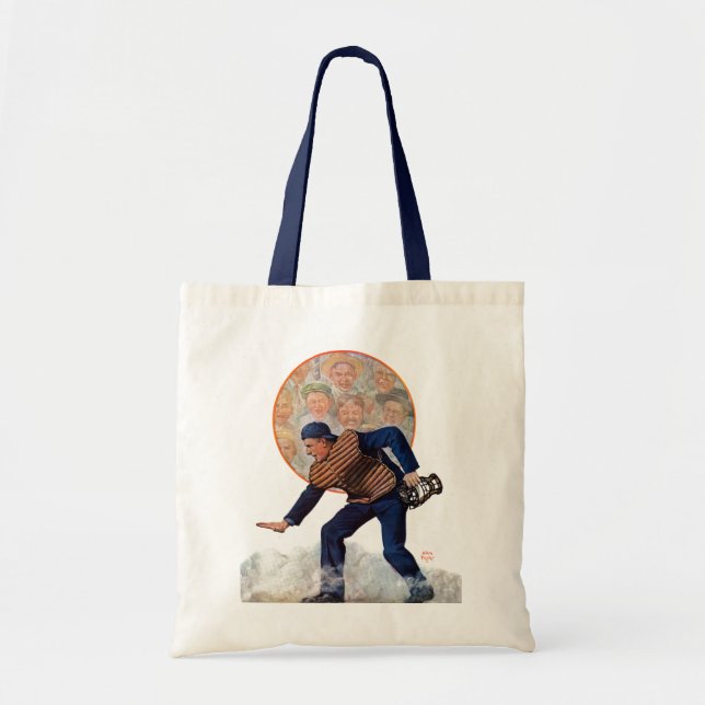 Tote Bag Coffre-fort à la plaque (Devant)