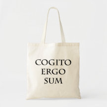 Cogito Ergo Sum T-Shirt lettrage latin