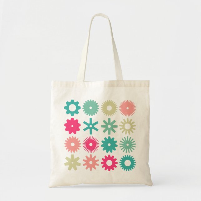 Tote Bag Cogs - Couleurs 01 (Devant)