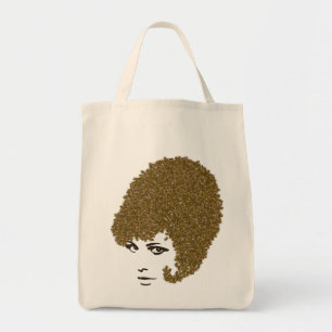 Tote Bag Coiffure Fourre-tout de ruche d'abeille de miel