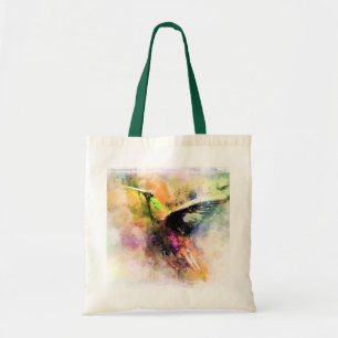Tote Bag Colibri à l'aquarelle