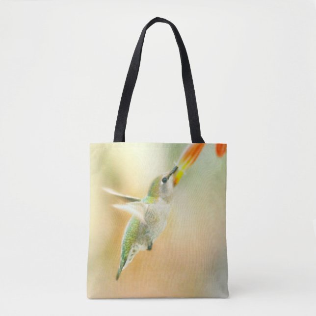 Tote Bag Colibri au petit matin (Devant)