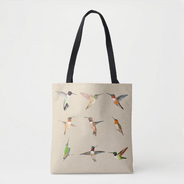 Tote Bag Colibri d'Amérique du Nord (Devant)