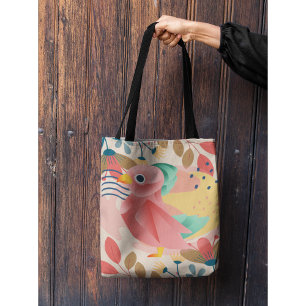 Tote Bag Colibri Tropical Au Paradis
