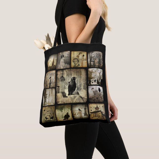 Tote Bag Collage de corneille (De près)