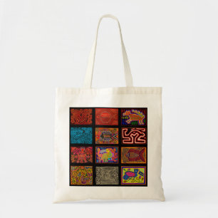 Tote Bag Collage de Kuna Indian Mola
