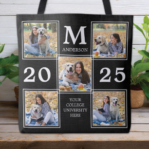 Tote Bag Collage de photos pour les diplômés personnalis