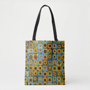 Tote Bag Collage des tournesols