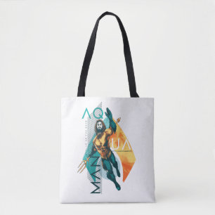 Tote Bag Collage moderniste d'Aquaman Aquaman