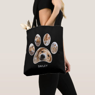 Tote Bag Collage photo personnalisé pour amateurs d'animaux