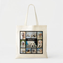 Tote Bag Collage photo pour animaux de compagnie Black Mode