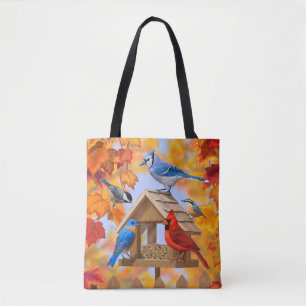 Tote Bag Collecte d'oiseaux d'automne