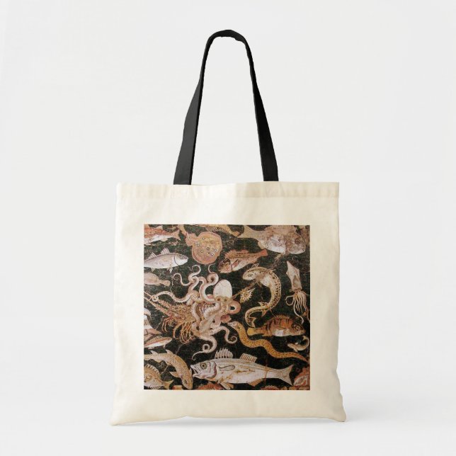 TOTE BAG COLLECTION DE POMPEII/OCÉAN - SCÈNE DE VIE MARINE (Devant)