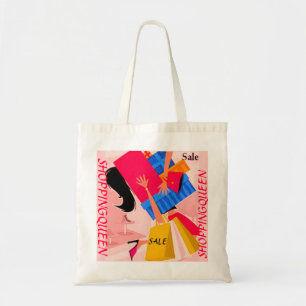 TOTE BAG COLLECTION DE REINE D'ACHATS