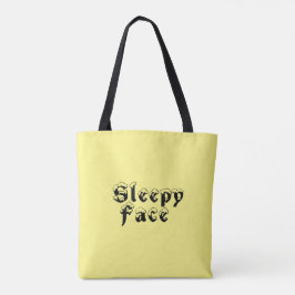 Tote Bag Collection Face Sleepy : Fourre-tout Tout-Sur-Impr