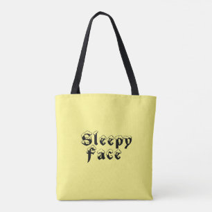 Tote Bag Collection Face Sleepy : Fourre-tout Tout-Sur-Impr
