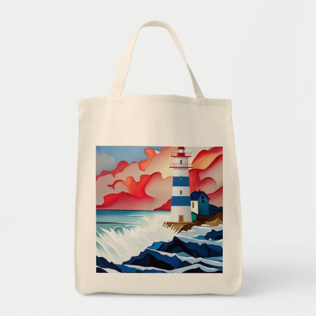 Tote Bag Collection phare (Devant)