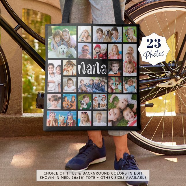 Tote Bag Collection photo moderne Nana 23 Couleur personnal (Créateur téléchargé)