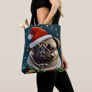 Tote Bag Collection Puggy Claus