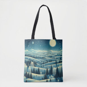Tote Bag Collines d'hiver