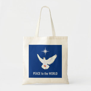 Tote Bag Colombe de la paix avec texte modifiable