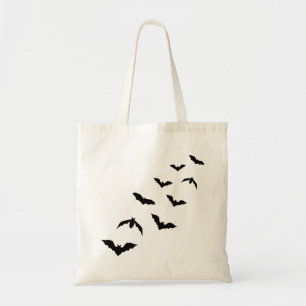 Tote Bag Colonie de silhouettes de chauves-souris noires vo