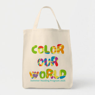 Tote Bag Color Our World Lecture d'été 2025 Créativité