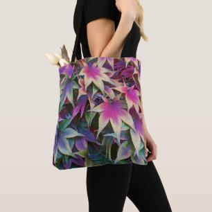 Tote Bag Coloré automne Feuille d'érable Floral