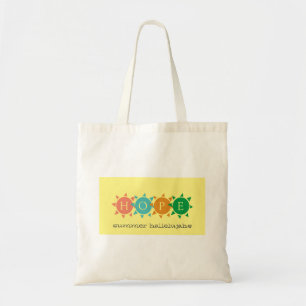 Tote Bag Coloré été amusant soleil PERTOMIZABLE