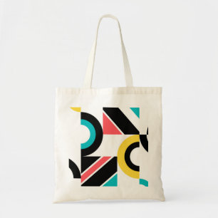 Tote Bag Coloré, urbain, tendance, art géométrique moderne