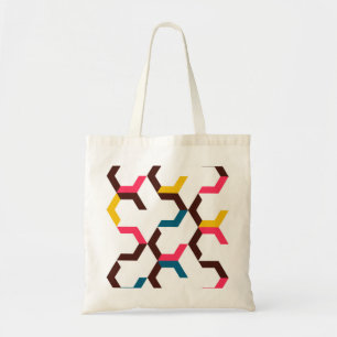 Tote Bag Colorée, moderne, cool tendance chevron flèche for