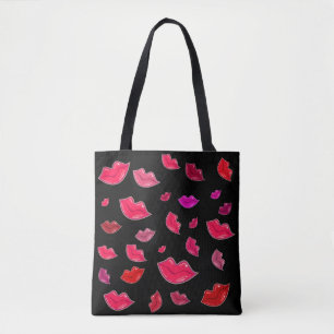 Tote Bag Colorful lips