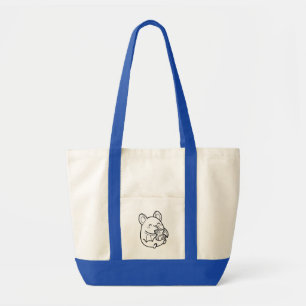Tote Bag Coloriez Votre Propre Boîte de Jus de Chauve-Souri