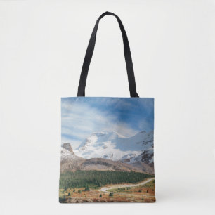 Tote Bag Columbia Icefield panorama avec mont enneigé