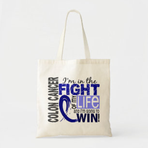 Tote Bag Combat de mon cancer du colon de la vie