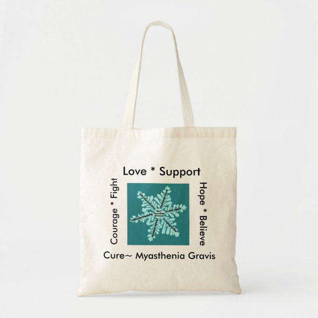 Tote Bag Combat d'espoir d'amour/traitement - conscience de (Devant)